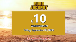 🎉 中头奖！一位玩家于2023年9月19日赢得了€65,950,426.80的EuroJackpot彩券奖金。