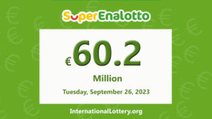 SuperEnalotto 头奖已攀升至 60,200,000 欧元 – 目前尚未出现中奖者。
